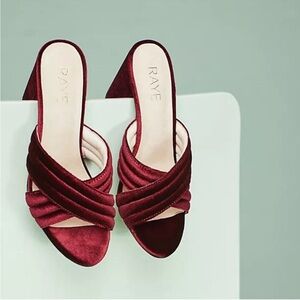 RAYE Bella Velvet Mules